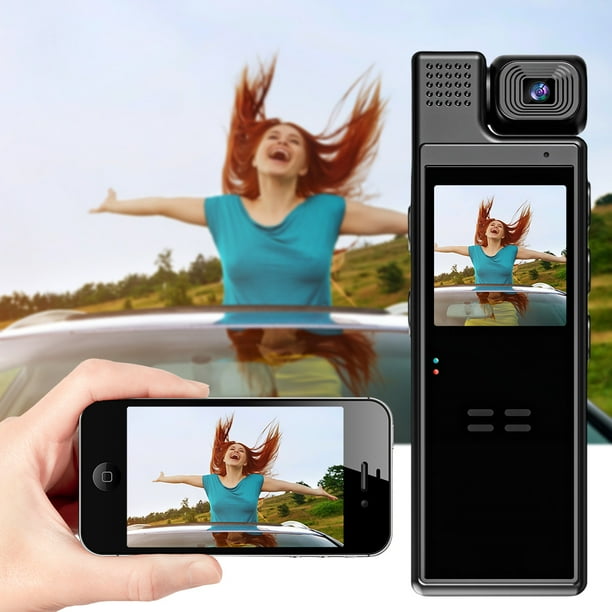 Bodycam WiFi con Pantalla 360° y Grabación en Alta Definición